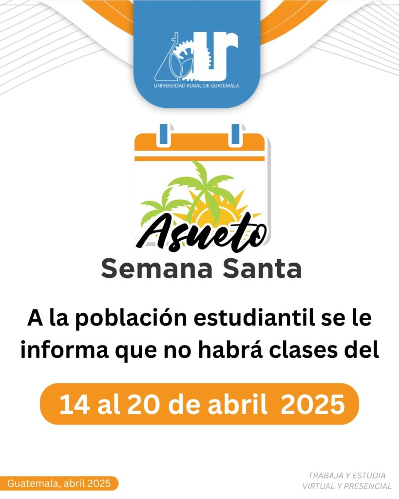 Asueto semana santa estudiantes