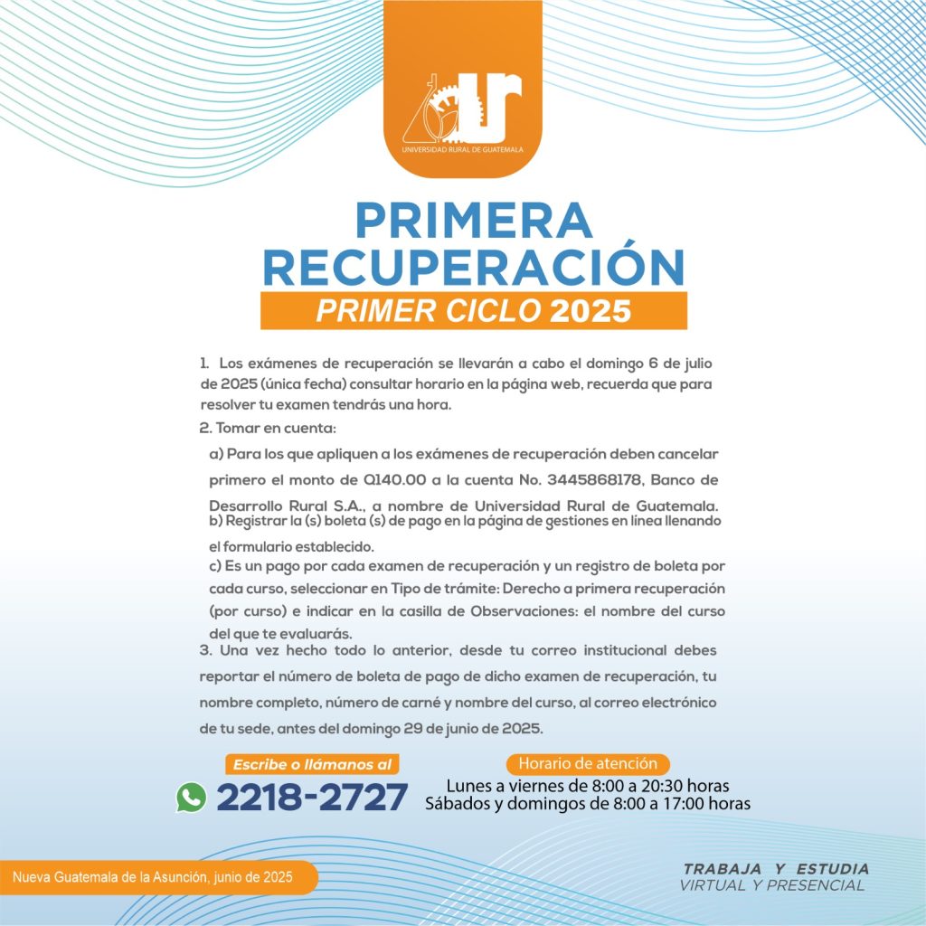 Primera recuperación